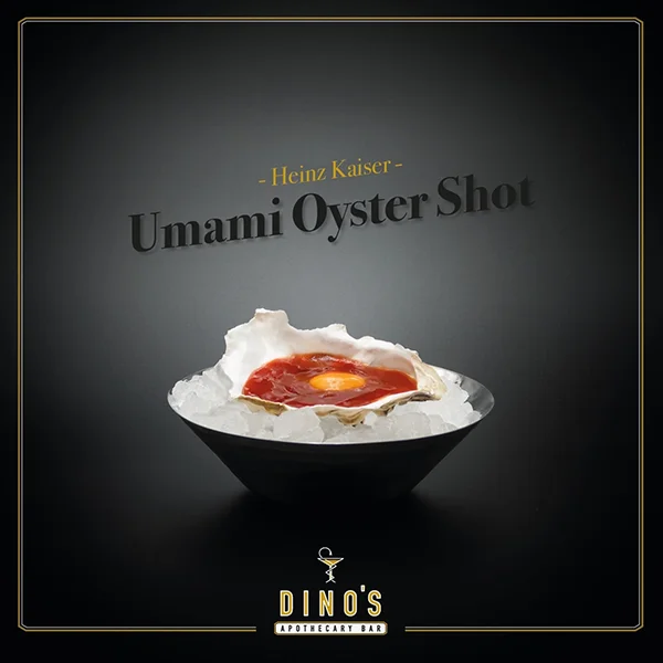 Dino's The Umami Oyster Shot Drink