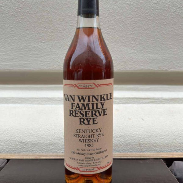 Rip Van Winkle Family Reserve Rye "1985"